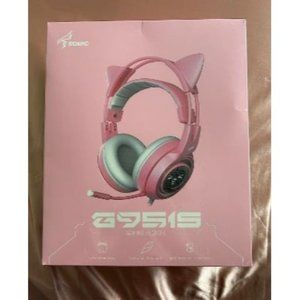 New Pink Stereo Gaming Headset with Mic for PS4,Xbox,PC,Mobile Phone